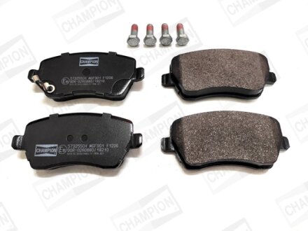 Колодки тормозные дисковые передние Nissan Micra (IV,V), Note (12-16)/ Suzuki Sw CHAMPION 573255CH