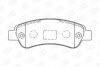Колодки тормозные дисковые Citroen Jumper II/ Fiat Ducato (06-) CHAMP CHAMPION 573274CH (фото 2)