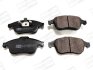 Колодки тормозные дисковые передние Renault Megane III, Scenic III, Fluence (12- CHAMPION 573316CH (фото 1)