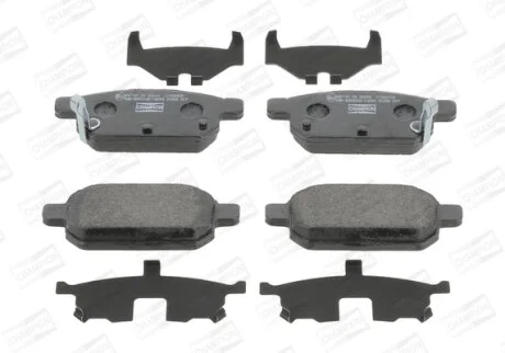 Колодки тормозные дисковые задние Suzuki SX4 (13-), Vitara (15-) CHAM CHAMPION 573384CH