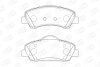 Колодки тормозные дисковые передние Citroen C4 Cactus / Peugeot 308 II (CHAMPION 573630CH (фото 2)