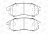 Колодки тормозные дисковые передние FIAT SEDICI (189_) 06-14|SUZUKI SX4 (EY, GY) 06- CHAMPION 573646CH (фото 1)