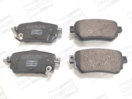 Колодки тормозные дисковые задние Nissan X-Trail III, Qashqai II, Leaf (17-)/ Re CHAMPION 573658CH