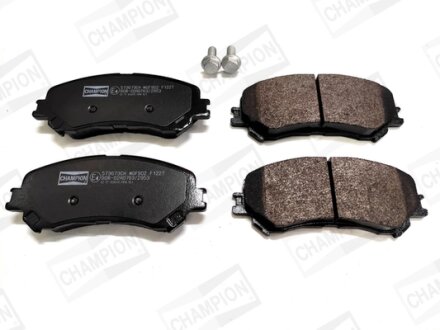 Колодки тормозные дисковые передние Renault Espace V, Megane IV, Scenic IV (5736 CHAMPION 573673CH