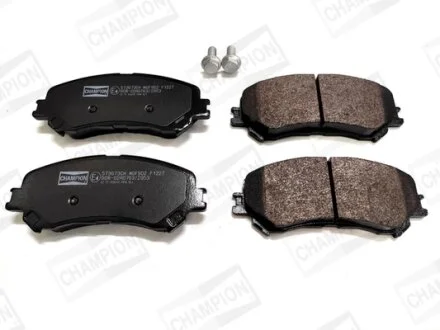 Колодки гальмівні дискові передні Renault Espace V, Megane IV, Scenic IV CHAMPION 573673CH