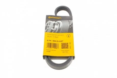 Ремінь поликлиновый (Ви-во ContiTech) Contitech 5PK868ELAST