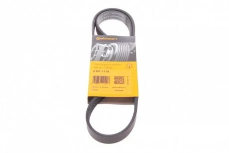 Ремінь поликлиновий (Ви-во ContiTech) Contitech 6PK1115