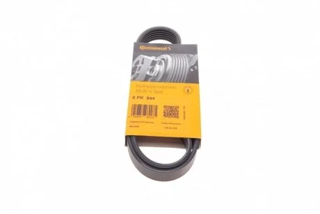 Ремінь поликлиновый (Ви-во ContiTech) Contitech 6PK844