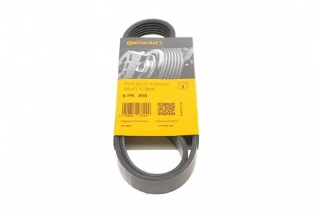 Ремінь поликлиновый (Ви-во ContiTech) Contitech 6PK890