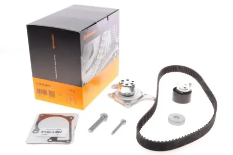 Комплект ременя ГРМ з помпою води Contitech CT1035WP4