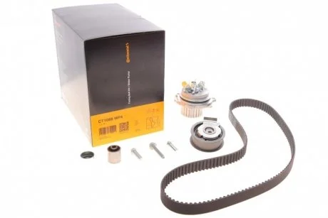 Водяний насос + комплект ременя ГРМ VW PASSAT (3C2) 2.0 FSI 03/05-07/10 (Ви-во) Contitech CT1088WP4