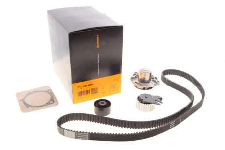 Водяний насос + комплект ременя ГРМ FIAT 500 1.6 D Multijet 09/12- (Ви-во) Contitech CT1155WP1