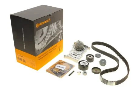 Комплект ременя ГРМ з помпою води Contitech CT1179WP4