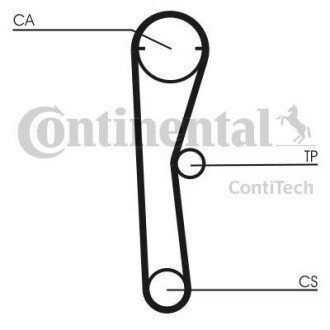 Зубчастий ремінь Contitech CT669