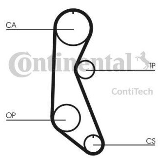 Зубчастий ремінь Contitech CT816