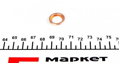 Кольцо уплотнительное пробки маслосливной Nissan CORTECO 005568H (фото 1)
