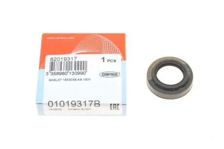 Сальник КПП/диференціала VAG 18X30X6.4/8 NEM BASLX7 (вир-во Corteco) CORTECO 01019317B