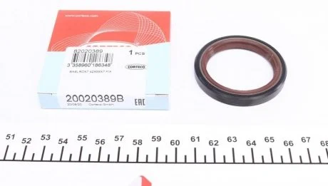 Сальник FRONT BMW / MITSUBISHI / OPEL M20/X12XE/Z12XEP/Z22SE BASLRDX7 42X55X7 FPM / ACM (вир-во Cort CORTECO 20020389B