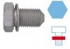Пробка зливу мастила з ущільненням CORTECO 220061H (фото 1)