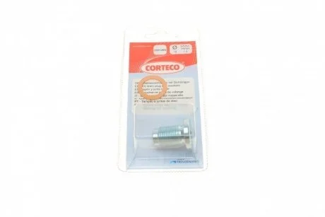 ПРОБКА СЛИВА МАСЛА FIAT JTD (вир-во Corteco) CORTECO 220126S