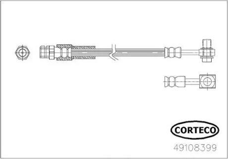 Гальмівний шланг CORTECO 49108399