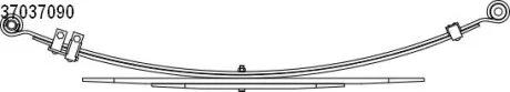Рессора задняя (кол-во листов 2+2) 60x670/740 Nissan Navara D40 (05-) (10.370.37 CS Germany 1037037090