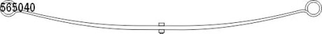 Ресора листова Ford CS Germany 1056504000