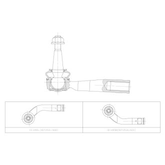 Наконечник тяги рульової R Volvo S60 18- CTR CE1055R