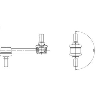 Тяга стабiлiзатора CTR CL0902