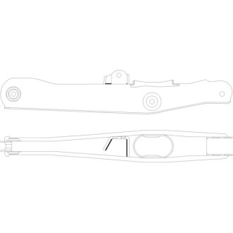 Важіль задній Dodge Journey 09-20 CTR CQ0632