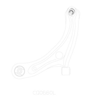 Важіль передній L Honda Fit 14-20 CTR CQ0660L