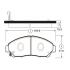 Колодки гальм Acura MDX 07-11 Honda Pilot 09-11 передн. OLD CKHO-26 CTR GK0343 (фото 1)