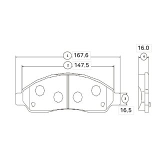Колодки гальм Isuzu D-MAX передн. OLD CKIS-4 CTR GK0406