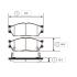 Колодки гальм KIA Rio SF R 13&quot; OLD CKKK-23 CTR GK0529 (фото 1)
