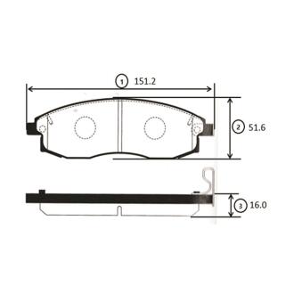 Колодки гальм Nissan Maxima передн. OLD CKM-15 CTR GK0583