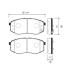 Колодка гальм. передн. Hyundai Sonata 09-20 i20/i45 KIA K5 CTR GK1369 (фото 1)