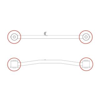 Сайлентблок важеля задня вісь MB GL 06- ML 05-15 CTR GV1013