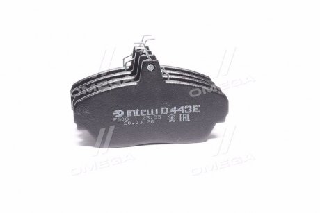 Колодки гальмівні 3302/3110 перед. (к-т 4 шт) Intelli Dafmi DAFMI / INTELLI D443E