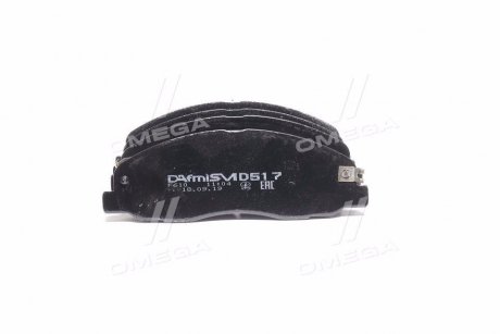Колодка торм. ГАЗель NEXT перед. (компл. 4шт.) (Dafmi) DAFMI / INTELLI D517SM