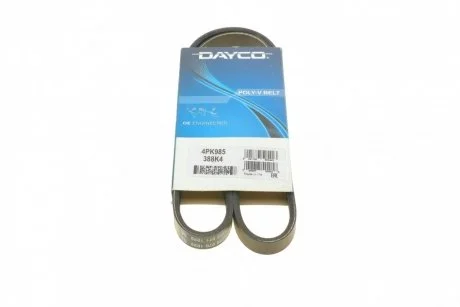 Ремінь генератора поліклиновий DAYCO 4PK985