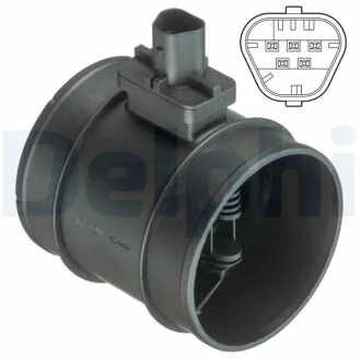 Датчик масової витрати повітря Delphi AF10410-12B1