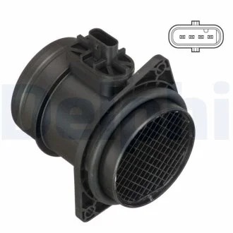 Датчик масової витрати повітря Delphi AF10418-12B1