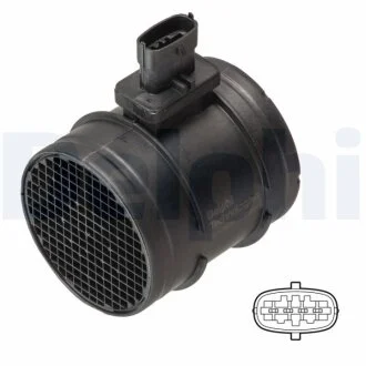Датчик масової витрати повітря Delphi AF10633-12B1