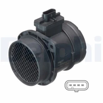 Датчик масової витрати повітря Delphi AF10719-12B1