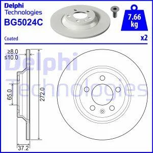 Диск гальмівний Delphi BG5024C