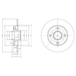 Диск гальмівний Delphi BG9021RS (фото 1)