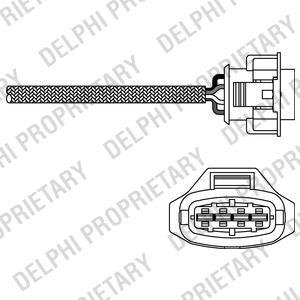 Датчик кисню Delphi ES10791-12B1 (фото 1)