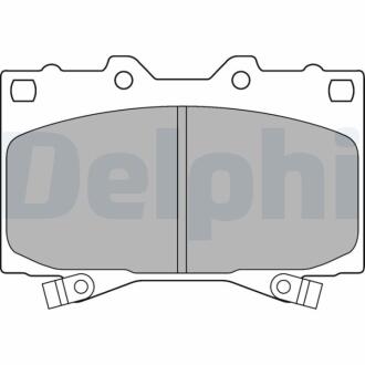 Комплект гальмівних колодок з 4 шт. дисків Delphi LP1308