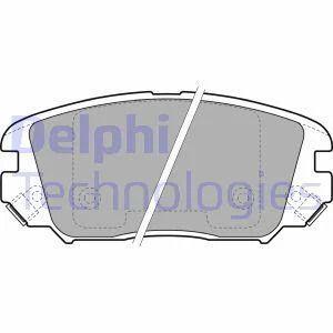 Комплект гальмівних колодок з 4 шт. дисків Delphi LP1974