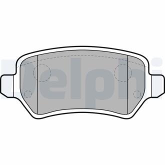 Комплект гальмівних колодок з 4 шт. дисків Delphi LP2209